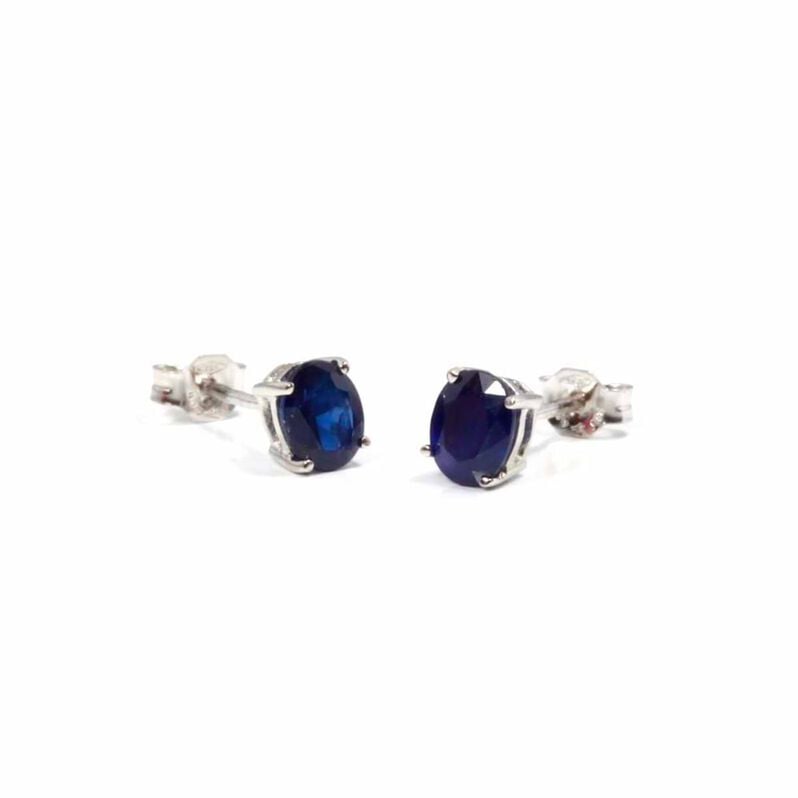 Orecchini in oro e zaffiri 0.94 ct - Spannringe Damen | OROVIVO