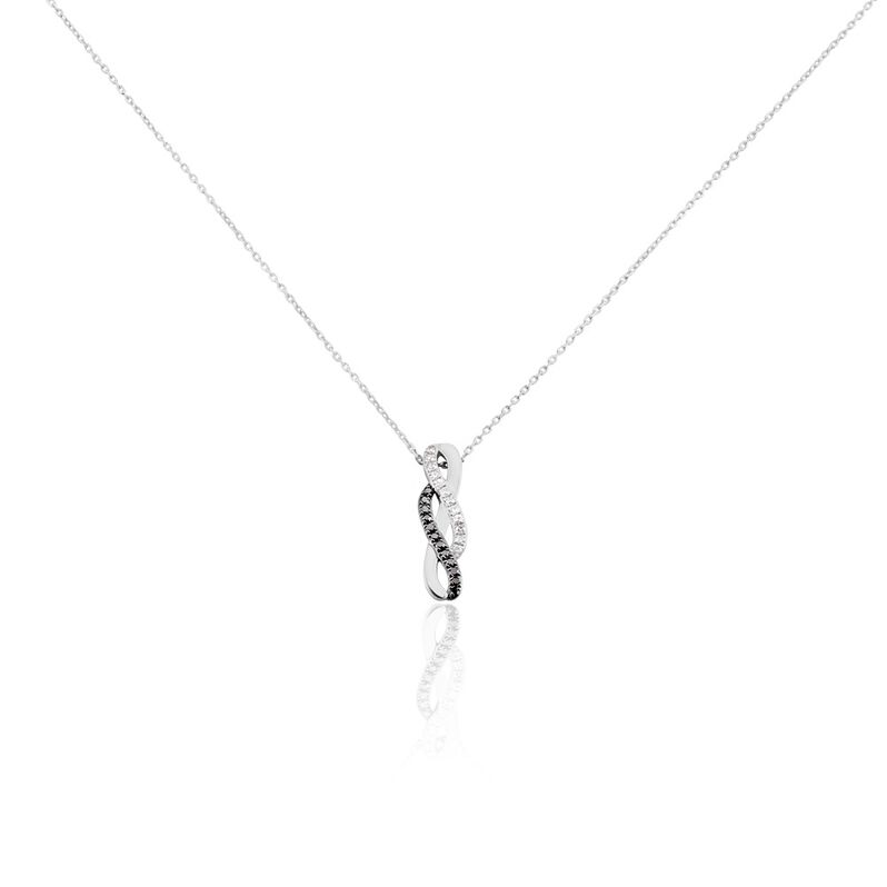 Collier Callune Or Blanc Diamant - Spannringe Damen | OROVIVO