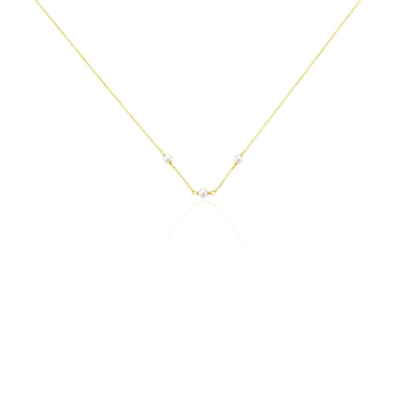 Collier Or Jaune Heliantheme Perles - Spannringe Damen | OROVIVO