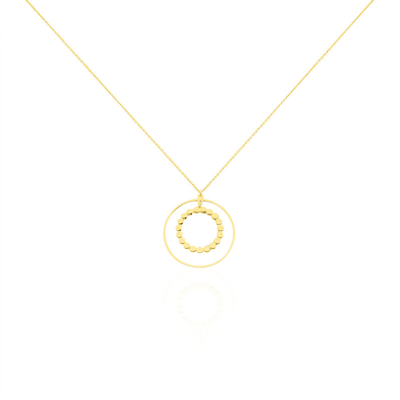 Collier Or Jaune Alisee Cercle - Spannringe Damen | OROVIVO