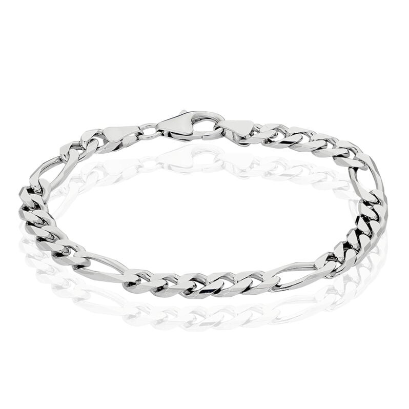 FIGARO S Damen Armkette Silber 925 B 1 mm - Armketten Damen | OROVIVO
