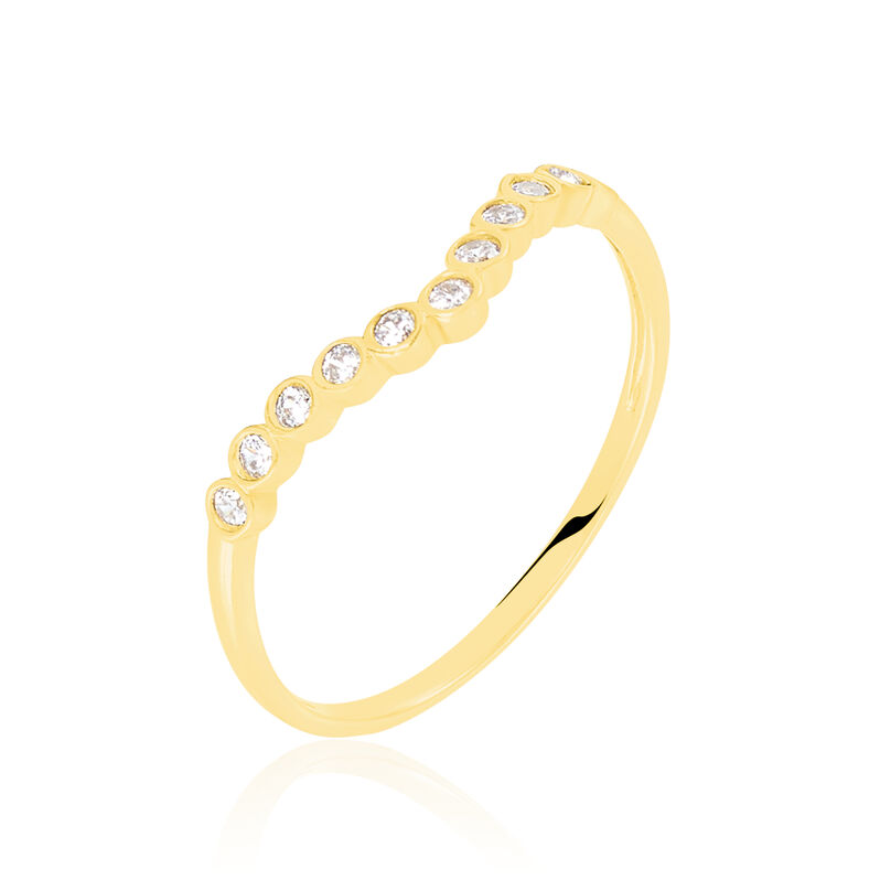 Bague Argent Dore Accumulation V - Spannringe Damen | OROVIVO