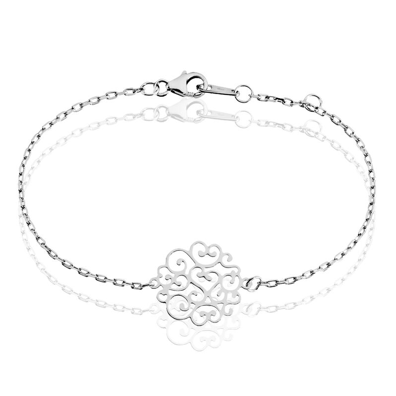 Bracelet Clara Argent Blanc - Spannringe Damen | OROVIVO