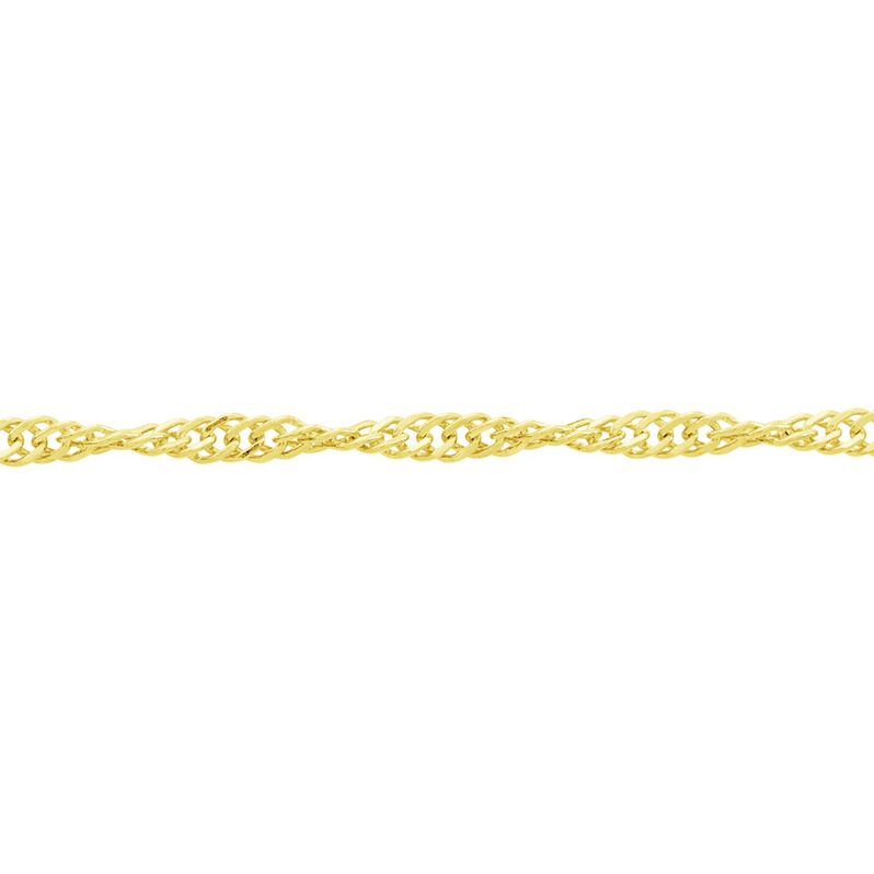 SINGAPUR 1 Damen Kette Gold 375 (9 Karat) B 1,2 mm - Halsketten Damen | OROVIVO