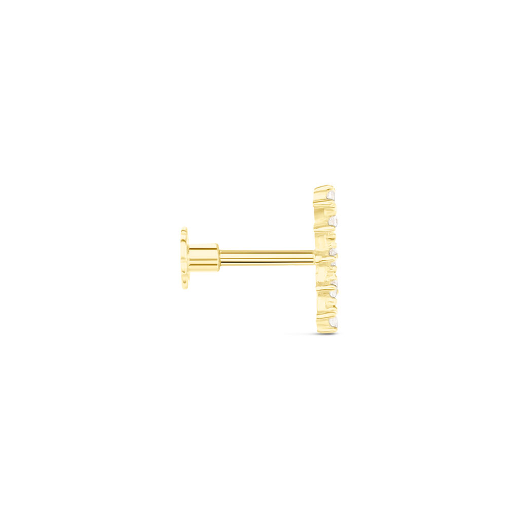 Piercing Mave Or Jaune Oxyde De Zirconium