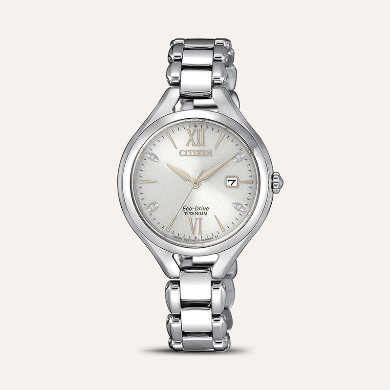 Orologio Eco Drive Citizen Lady Titanio Ew2560-86a - Spannringe Damen | OROVIVO