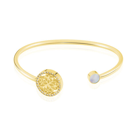 Damenarmband Edelstahl Vergoldet Kristal - Armreifen Damen | OROVIVO