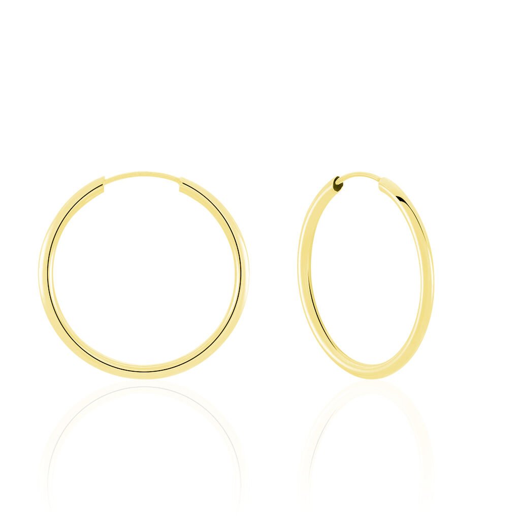 VALENCINA FLEXIBEL Damen Creolen Gold 375 (9 Karat) B 1,6 mm