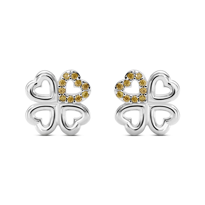 Boucles D'oreilles Puces Sigrid Argent Weiss Oxyde De Zirconium - Spannringe Damen | OROVIVO