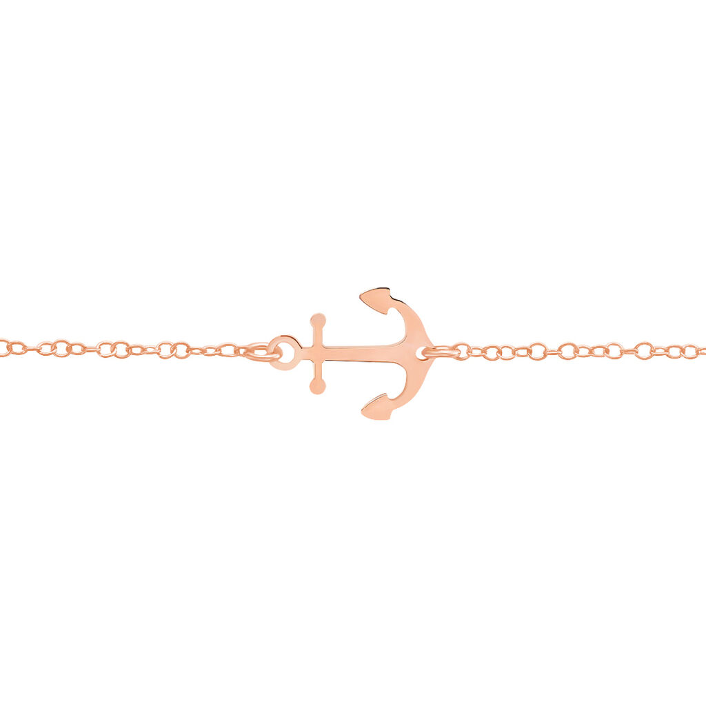 Damenarmband Silber 925 Rosé Vergoldet Anker - Armbänder mit Anhänger Damen | OROVIVO