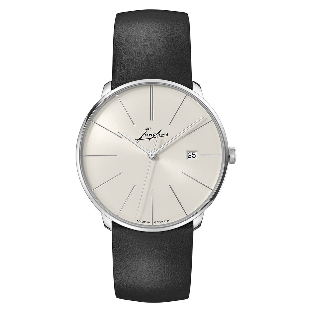 🦚 JUNGHANS Herrenuhr Meister Fein 27435500 Automatik, Uhr ohne Stein
