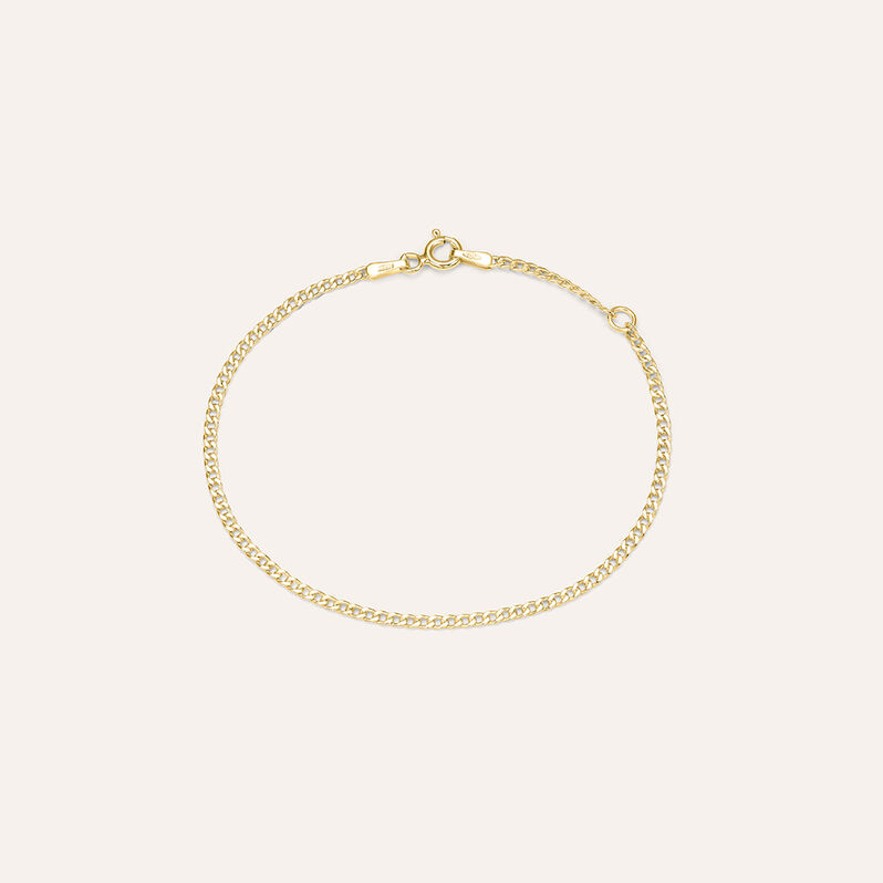 Bracciale Catena Baby Gold Oro Giallo - Spannringe Kinder | OROVIVO