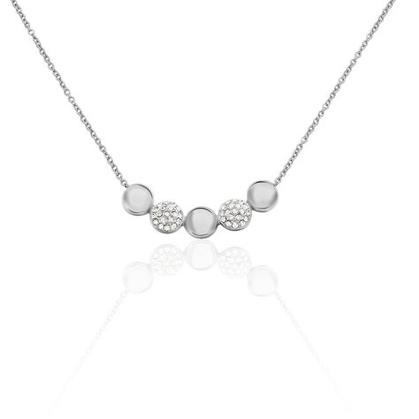 Damen Halskette Edelstahl Glasstein - Halsketten Damen | OROVIVO