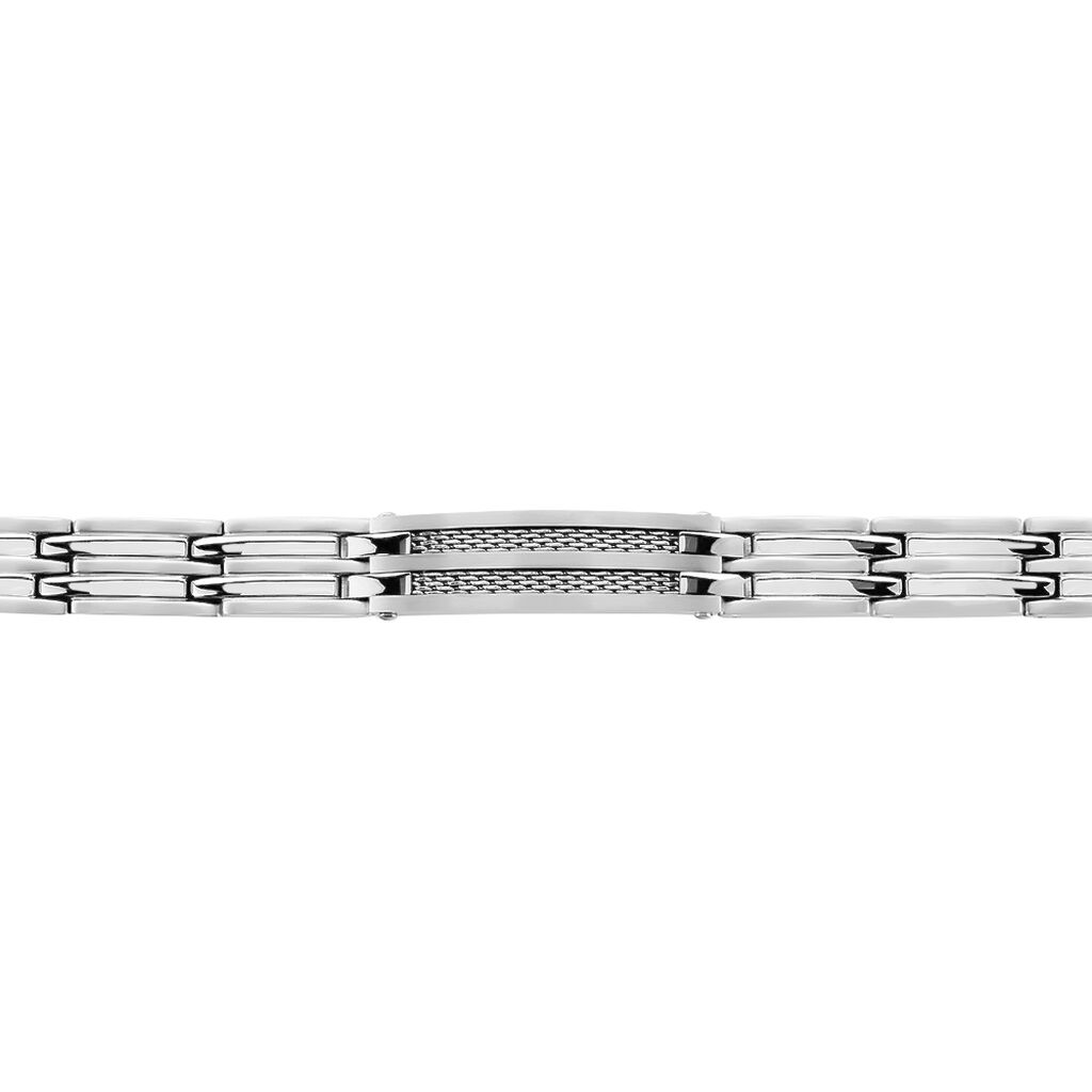 YVES Herren Armband Edelstahl Barren