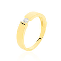 Spannring Gold 375 Diamant 0,04ct