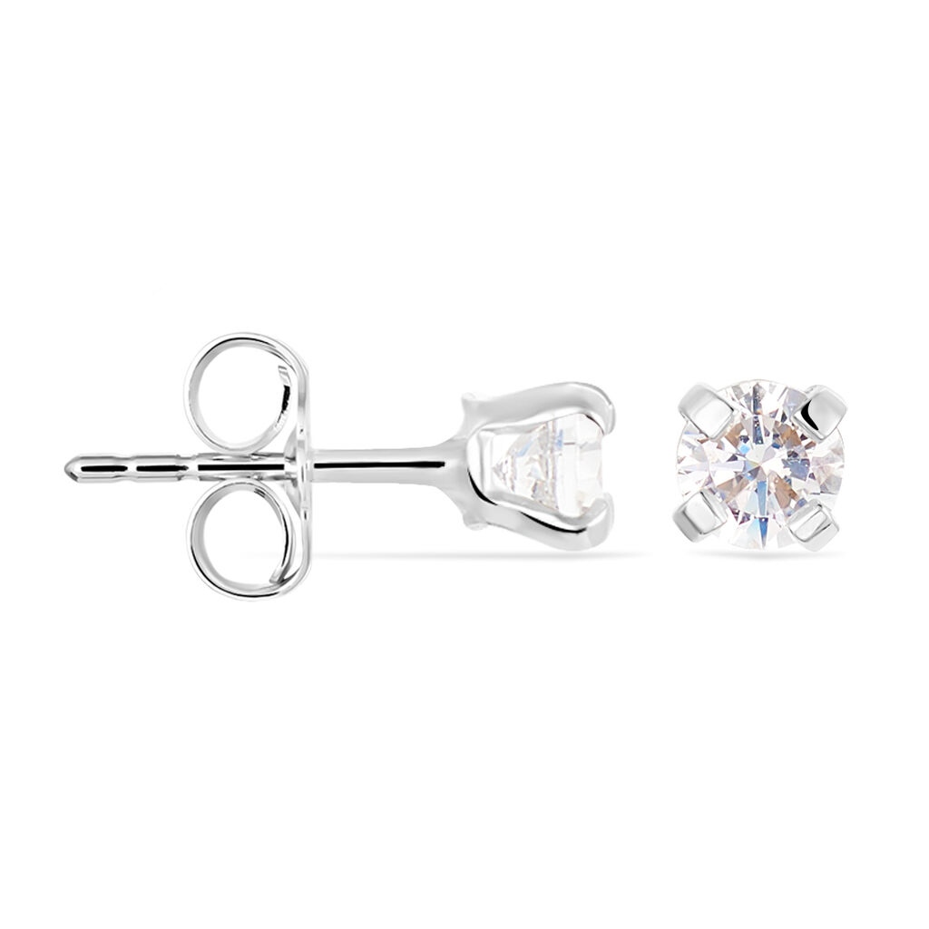 LENNJA Damen Ohrstecker Silber 925 Zirkonia Wei&szlig; 0,28 ct