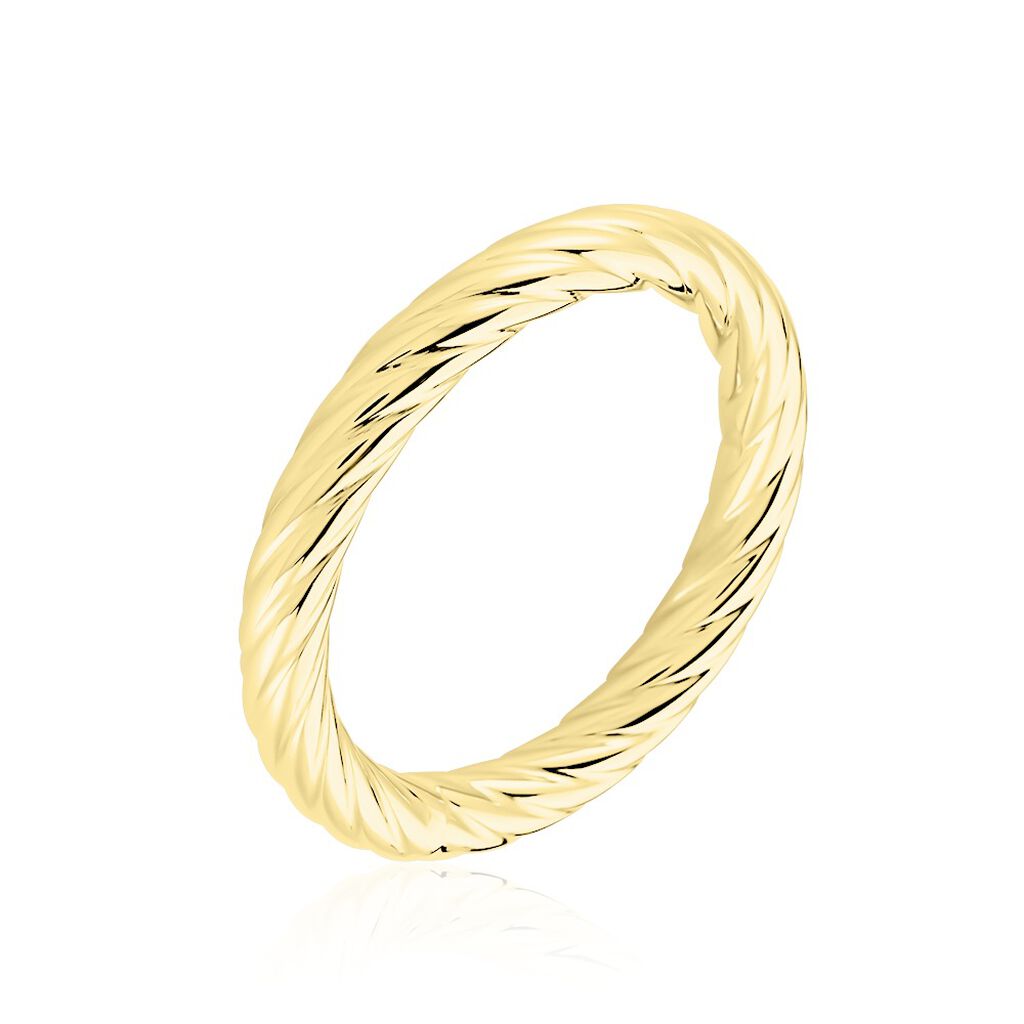 Damen Ring Gold 585 (14 Karat), Ring ohne Stein