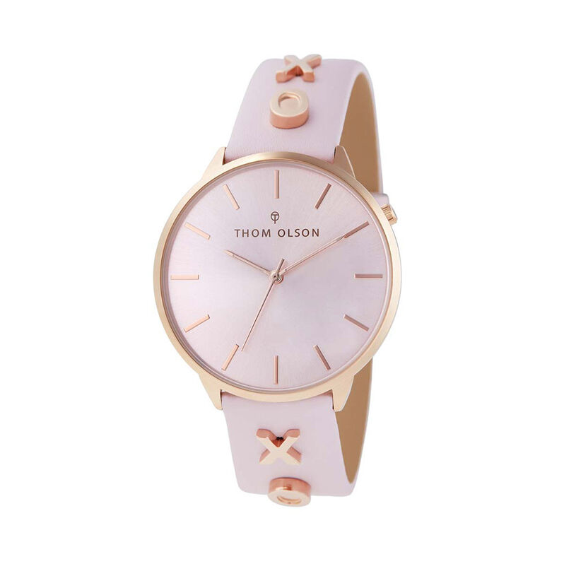 Montre Thom Olson Message Acier Rose - Spannringe Damen | OROVIVO