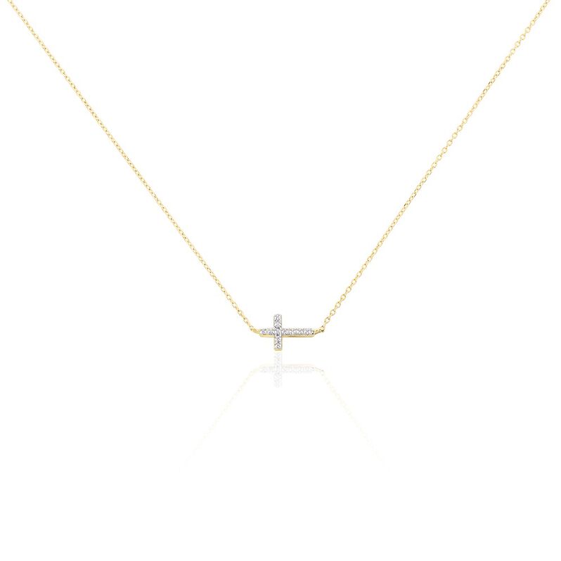 Collier Yaw Or Jaune Oxyde De Zirconium - Spannringe Damen | OROVIVO