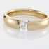 LISBOA Damen Ring Gold 585 (14 Karat) Diamant Weiß 0,2 ct