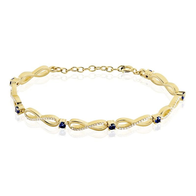 Bracciale Golden Dream Placcato Oro Giallo Pietra sintetica Cubic Zirconia - Spannringe Damen | OROVIVO