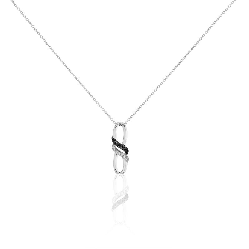Collier Aline Or Blanc Diamant - Spannringe Damen | OROVIVO