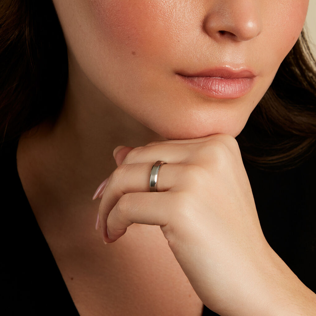 BOND Unisex Ring Edelstahl B 4 mm