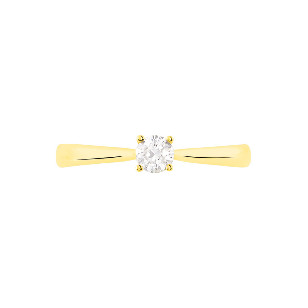 Damen Ring Gold 375 Diamant 0,26ct Victoria  - Verlobungsringe Damen | OROVIVO