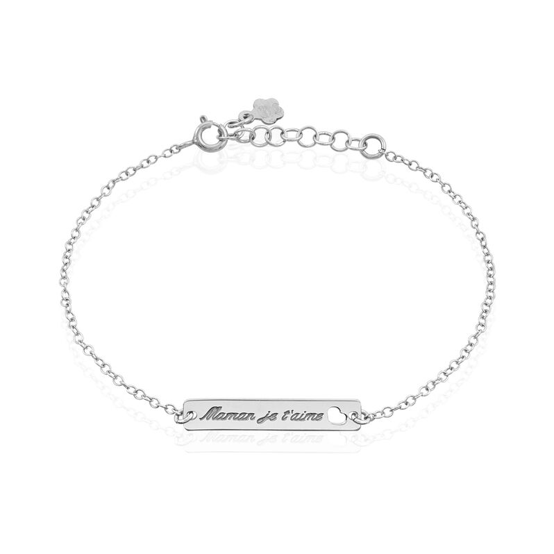 Bracelet Dominka Argent Blanc - Spannringe Damen | OROVIVO