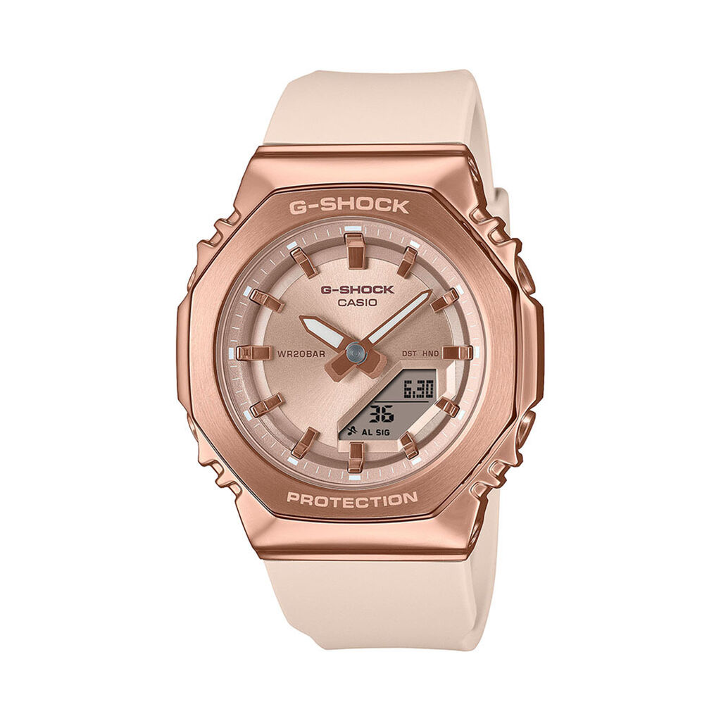 CASIO G-SHOCK Damen Quarzuhr GM-S2110PG-4AER, Uhr ohne Stein