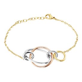 Damenarmband Edelstahl Vergoldet Tricolor  - Armbänder Damen | OROVIVO