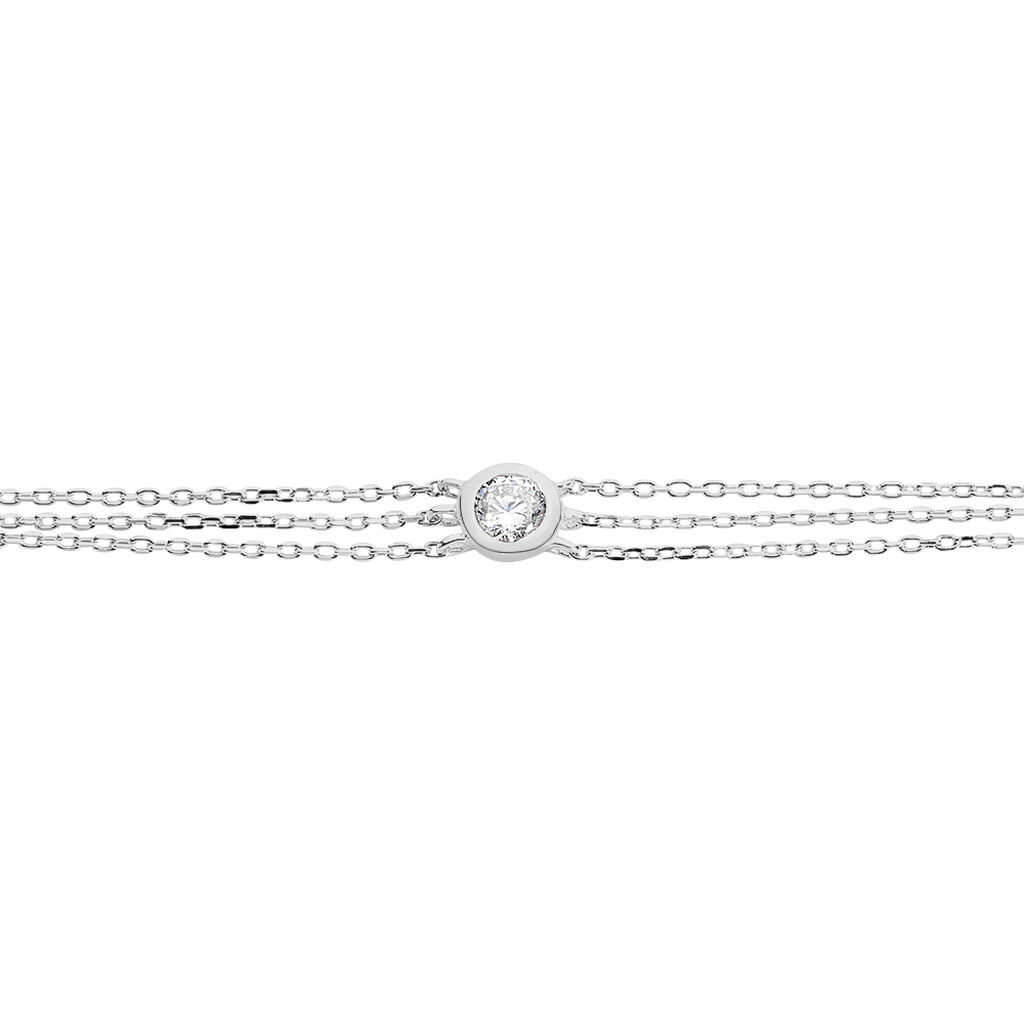 Bracelet Célia Argent Rhodie - Spannringe Damen | OROVIVO