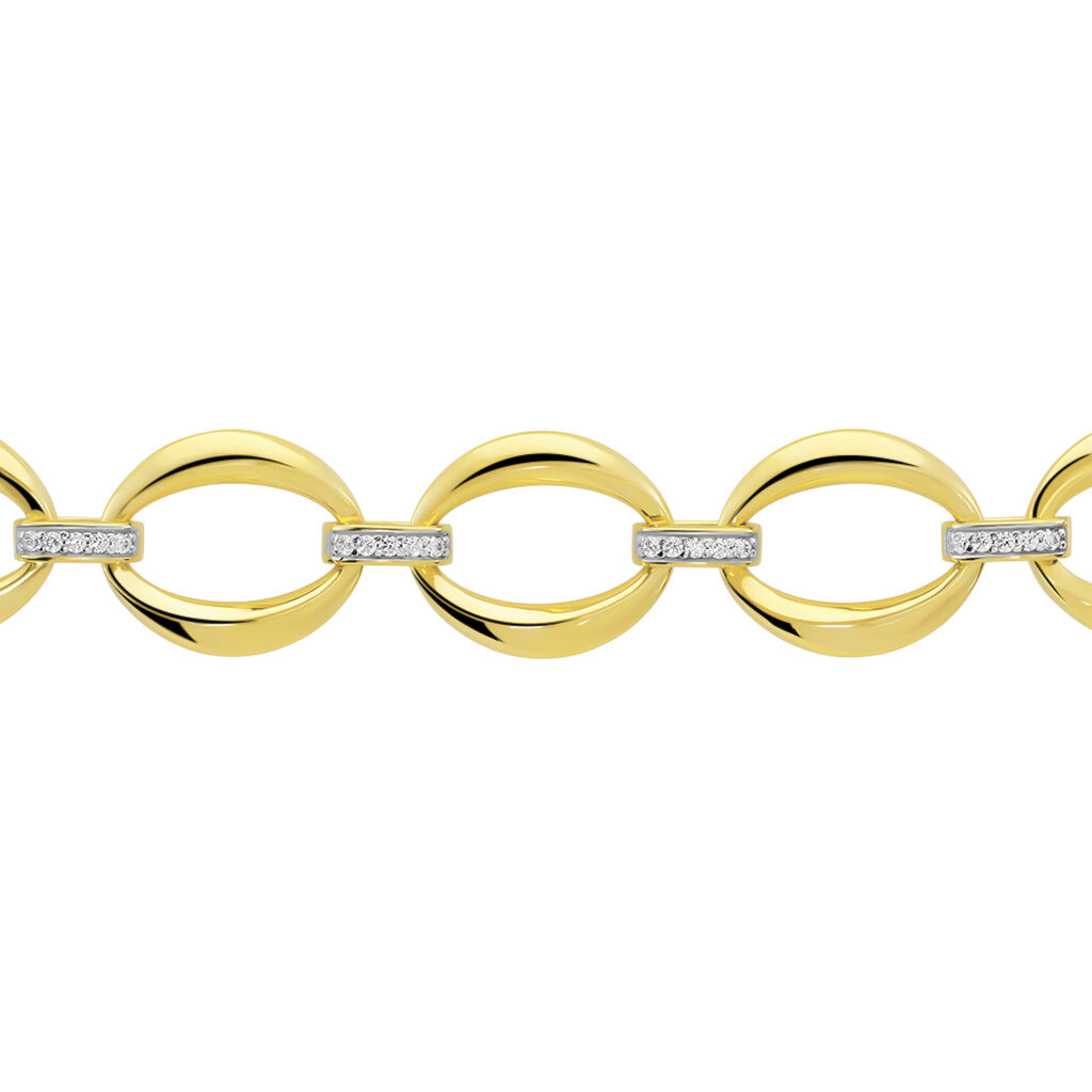 Damen Armband Messing Gelb Zirkonia - Armbänder Damen | OROVIVO