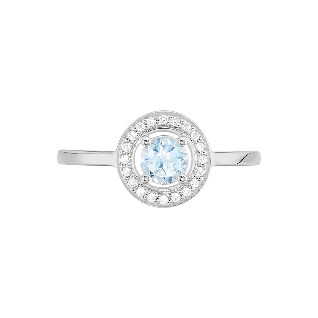 Bague Or Weiss Priscillya Topaze Oxydes - Spannringe Damen | OROVIVO