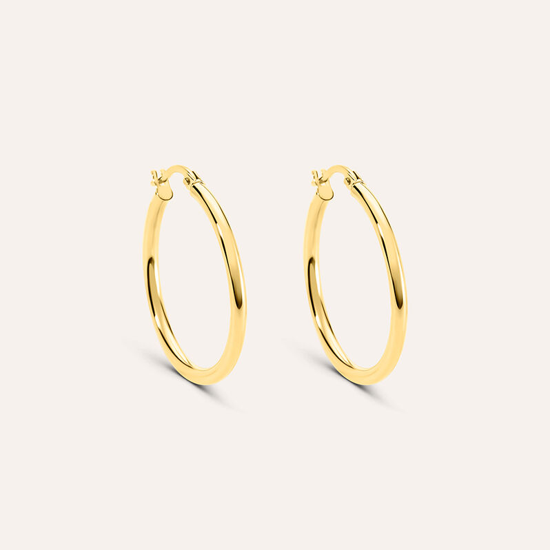 Orecchini A Cerchio Toujours Oro Giallo - Spannringe Damen | OROVIVO