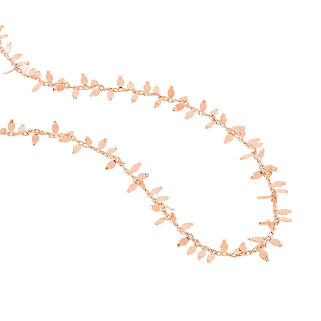 ALISTER Damen Collier Silber rosevergoldet 925
