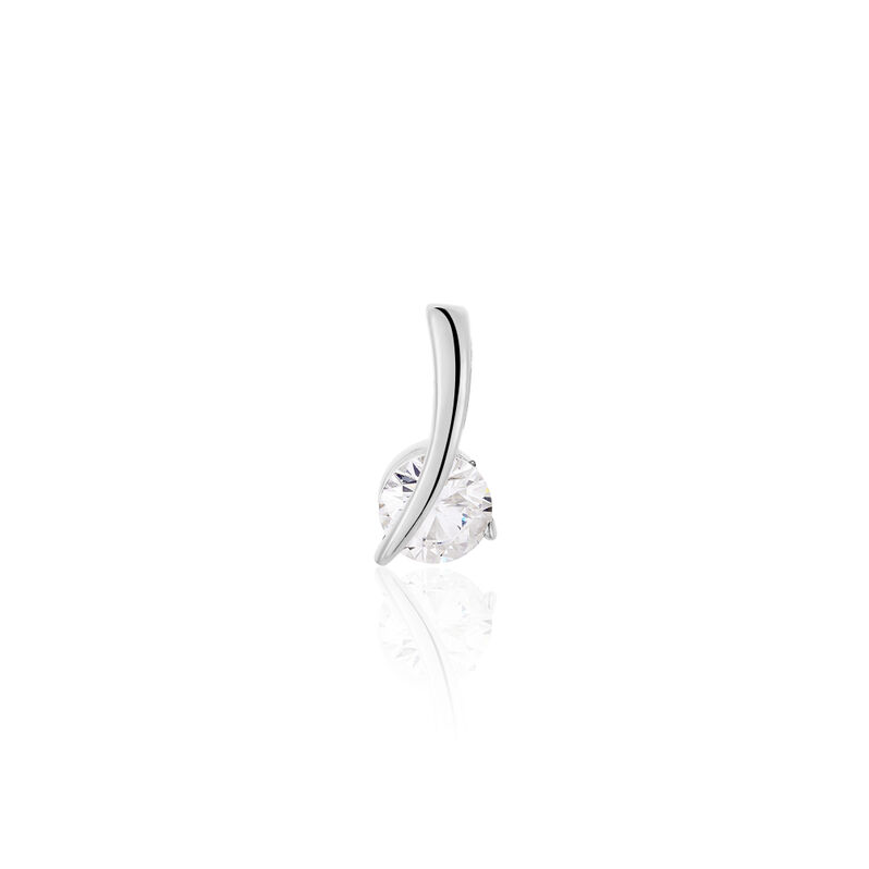 SAGA Damen Anh&auml;nger Silber 925 Zirkonia Wei&szlig; - Schmuckanh&auml;nger Damen | OROVIVO