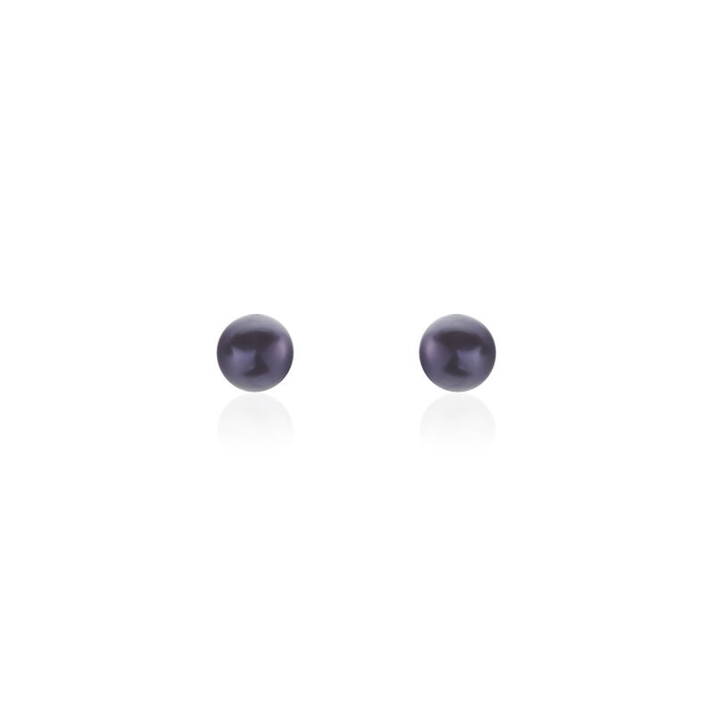 Damen Perlenohrringe Gold 375 Zuchtperle 4-4,5mm - Ohrstecker Damen | OROVIVO