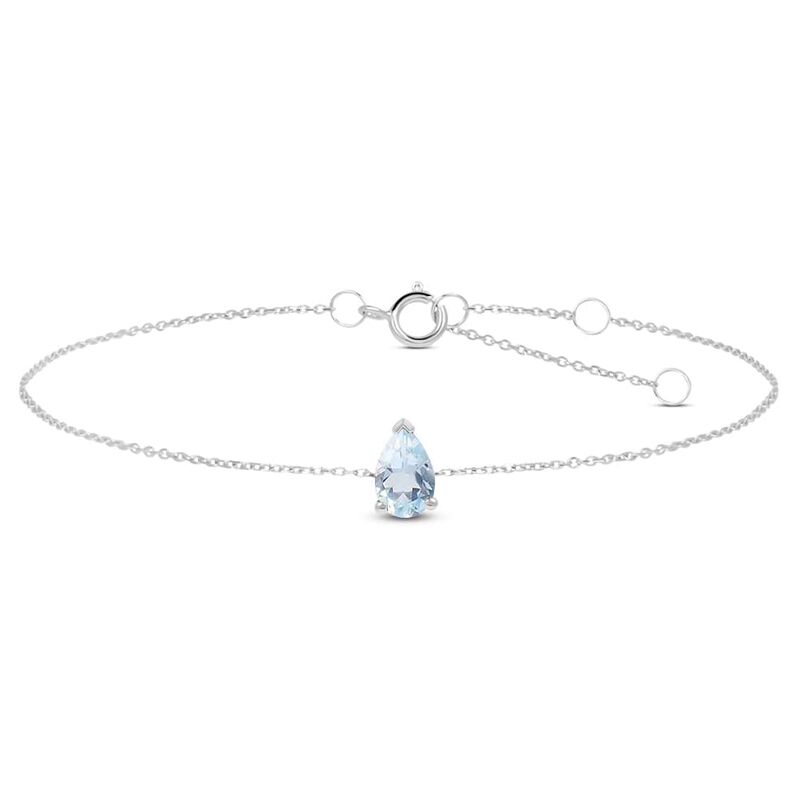 Bracciale Punto Luce Amélie Oro Bianco Topazio - Spannringe Damen | OROVIVO