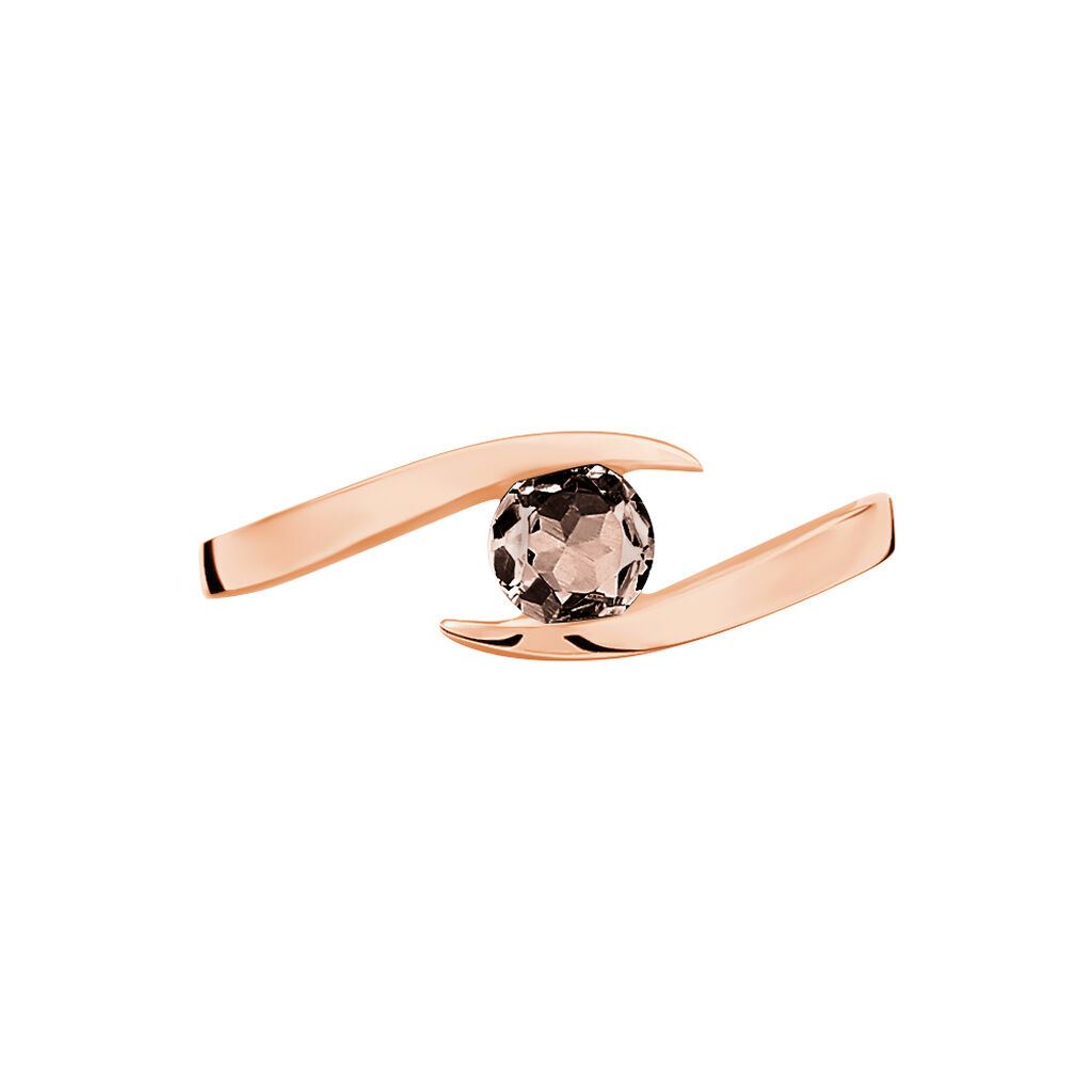 Bague Tiphaine Or Rose Quartz - Spannringe Damen | OROVIVO