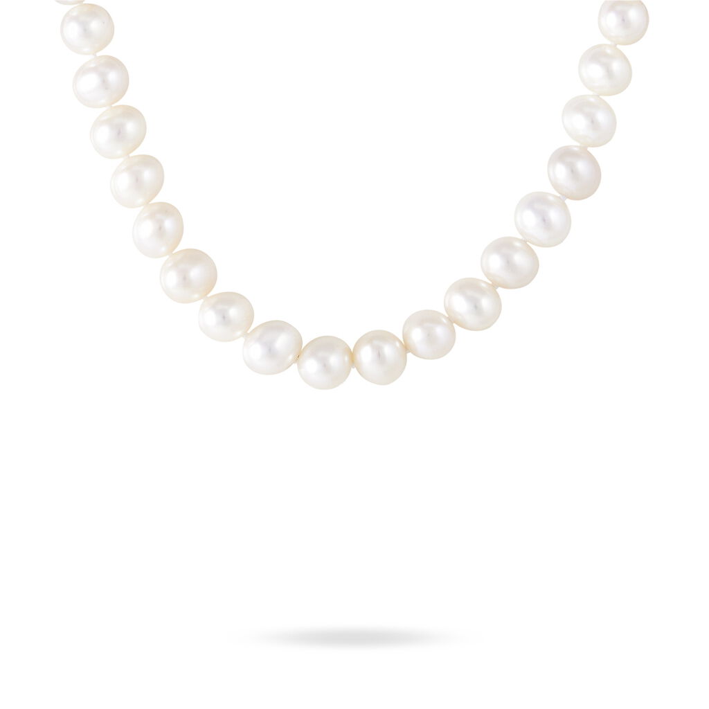 Collier Sameira Or Jaune Perle De Culture - Spannringe Damen | OROVIVO