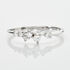 ISEN Damen Ring Silber 925 Zirkonia Wei&szlig; 0,01 ct