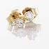 Monopoli Damen Ohrstecker Gold 750 (18 Karat) Diamant Wei&szlig; 0,16 ct