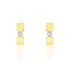 GRANADA Damen Ohrstecker Gold 375 (9 Karat) Diamant Wei&szlig; 0,04 ct Barren