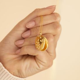 Damen Halskette Silber 925 Vergoldet Zirkonia - Ketten mit Anhänger Damen | OROVIVO