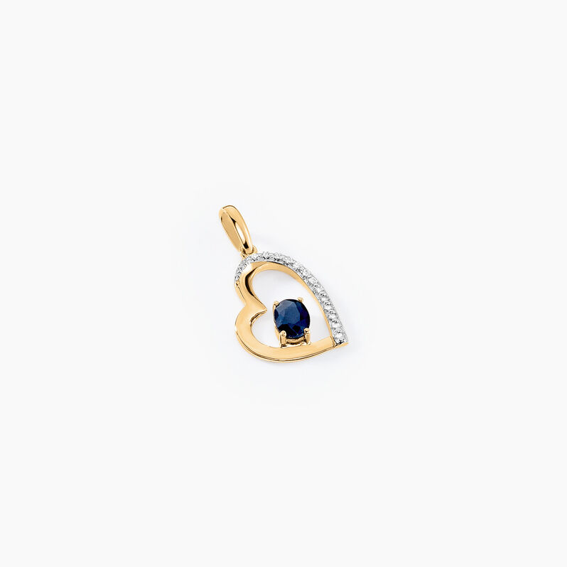 Pendentif Arduinna Or Jaune Saphir - Spannringe Damen | OROVIVO