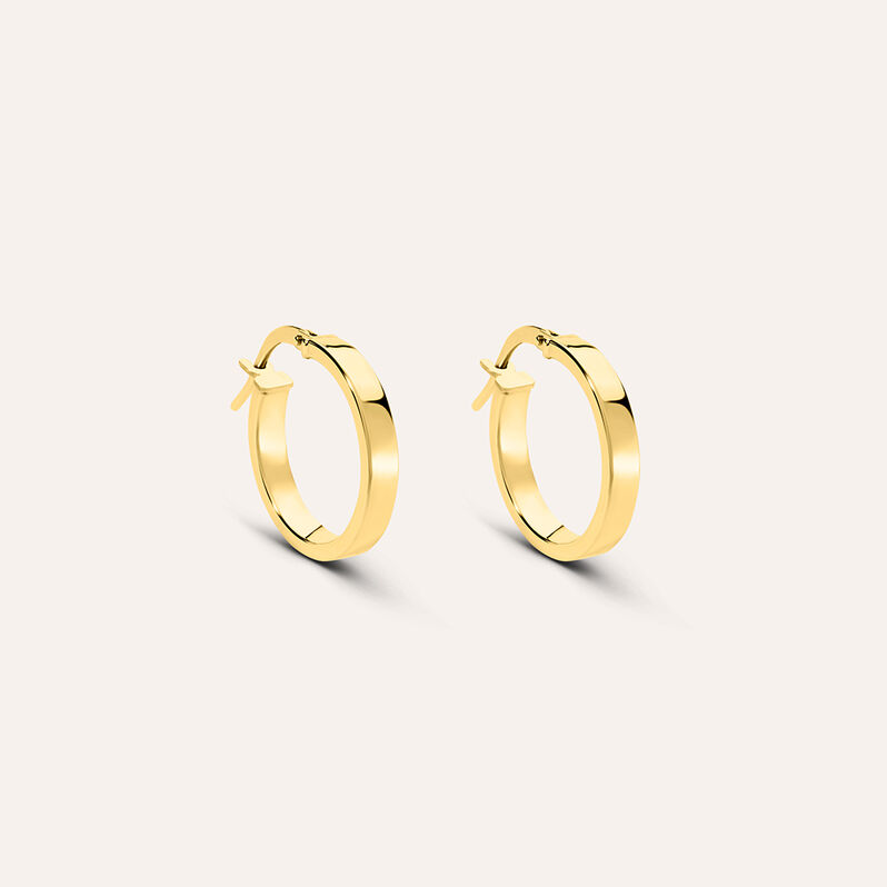 Orecchini A Cerchio Toujours Oro Giallo - Spannringe Damen | OROVIVO