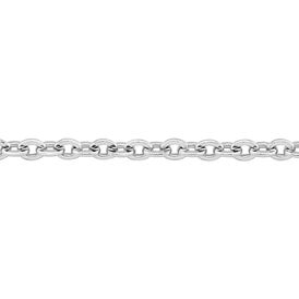 Damen Ankerkette Weißgold 375 42cm - Ketten ohne Anhänger Damen | OROVIVO