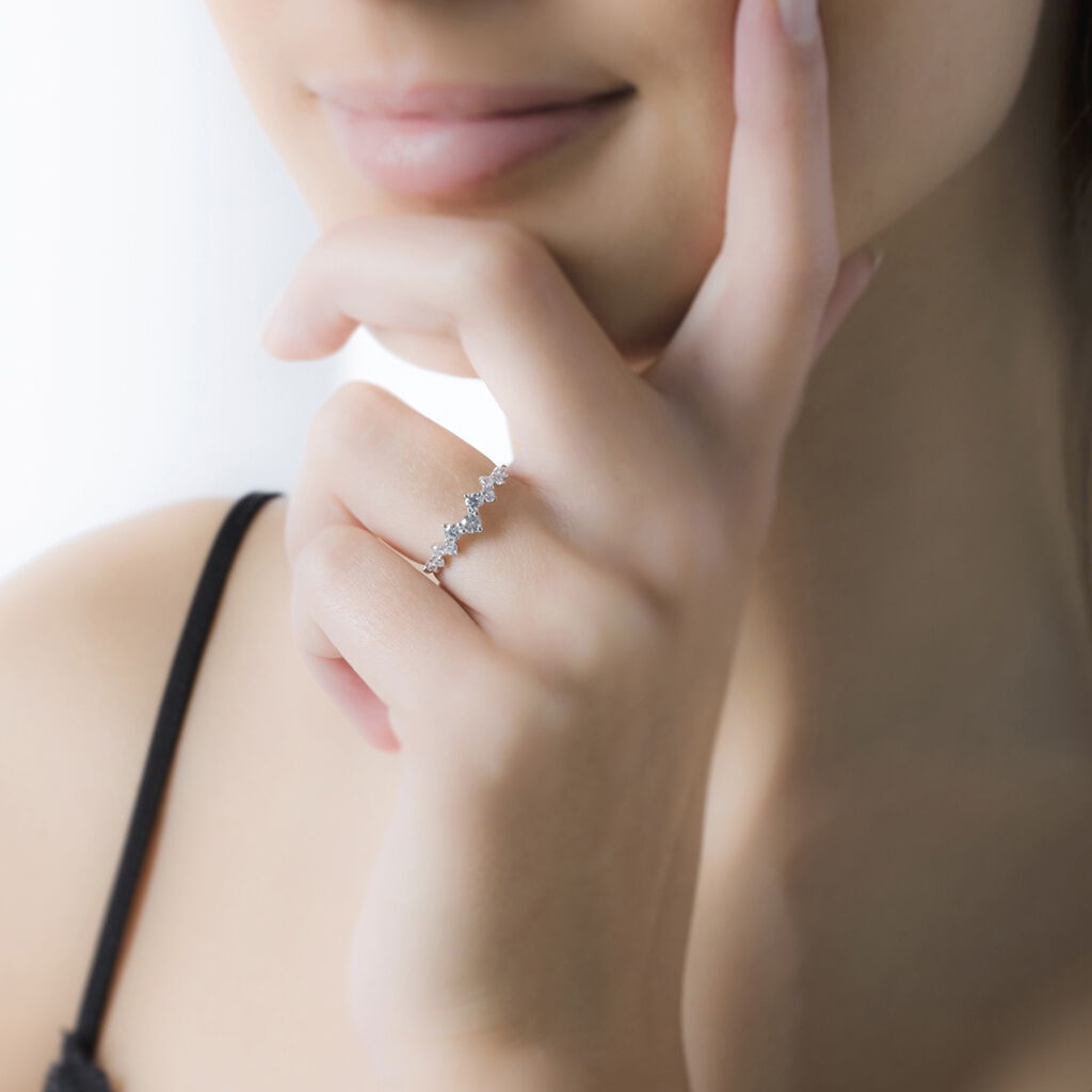 Bague Tokyo Or Blanc Turquoise - Spannringe Damen | OROVIVO