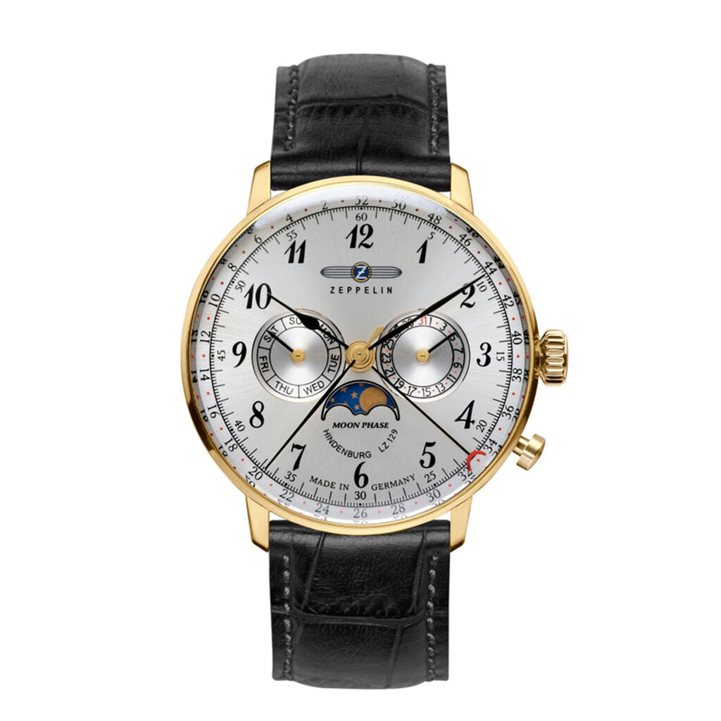 Zeppelin Herren Fliegeruhr Hindenburg 7038-1 Quarz - Armbanduhren Herren | OROVIVO